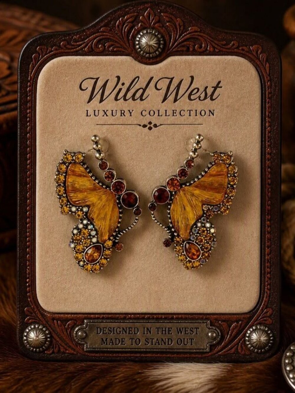 Golden Prairie Butterfly Set - Picture 2 of 2